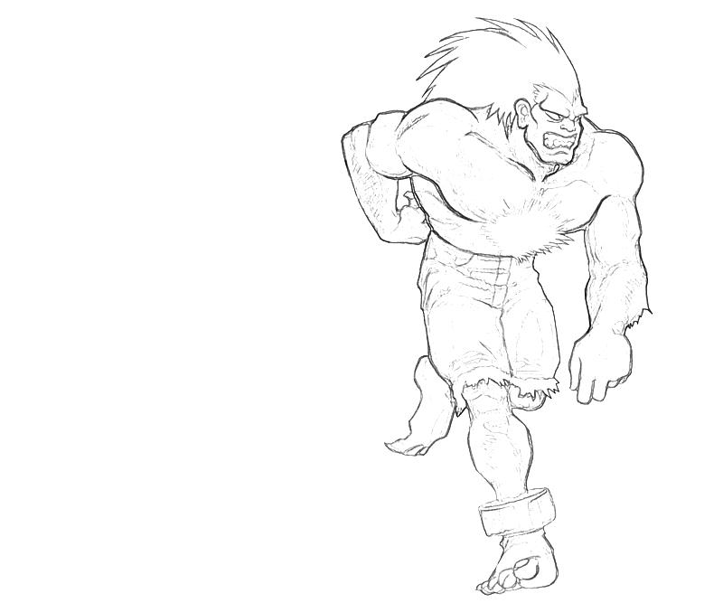 Printable Blanka Look Coloring Pages printable-blanka-look-coloring-pages
