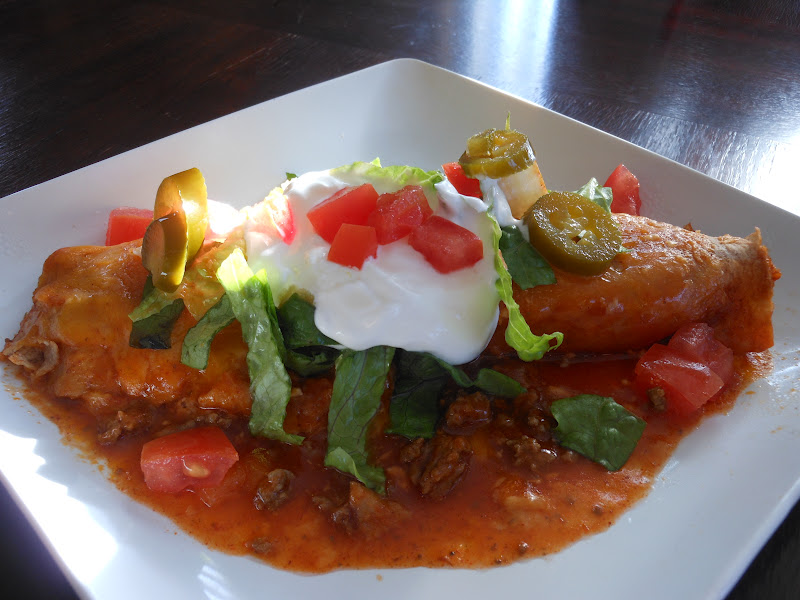 A Princess and A Warrior Beef Enchiladas with Red Sauce