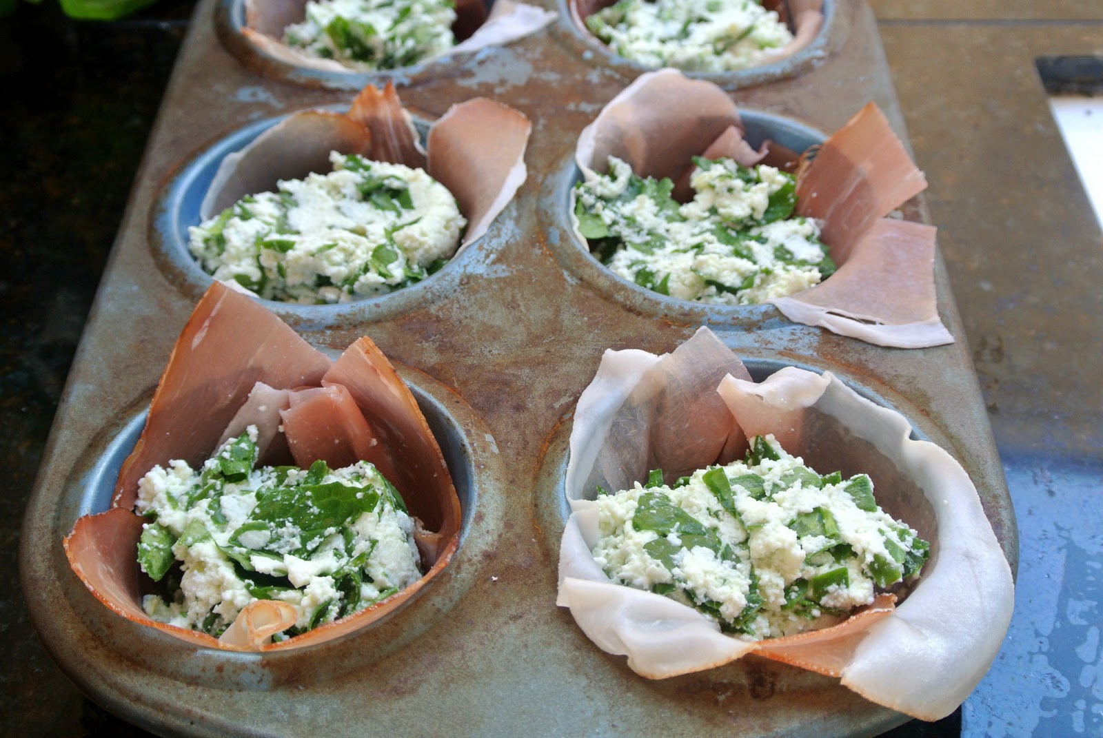 Mom, What's For Dinner? Prosciutto Cups gluten free appetizer