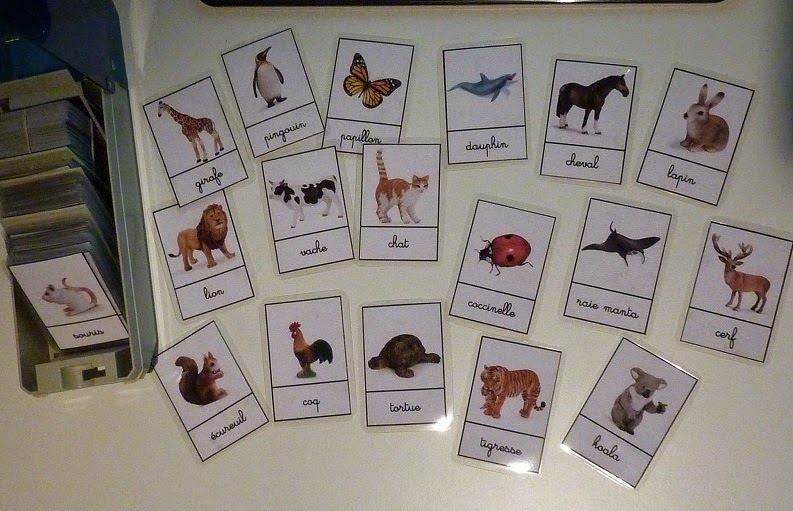 Cartes de nomenclatures des animaux de la ferme - La Pédagogie Montessori