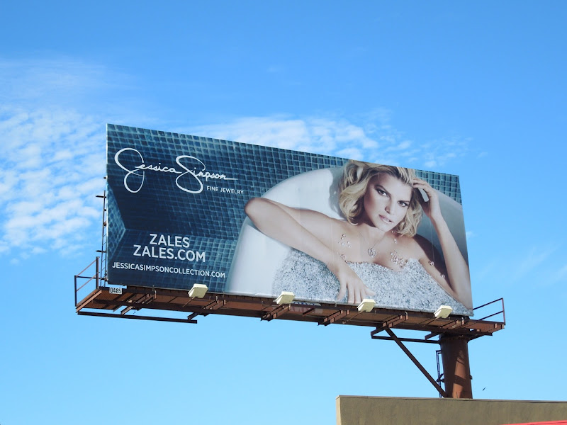 Zales Jessica Simpson billboard