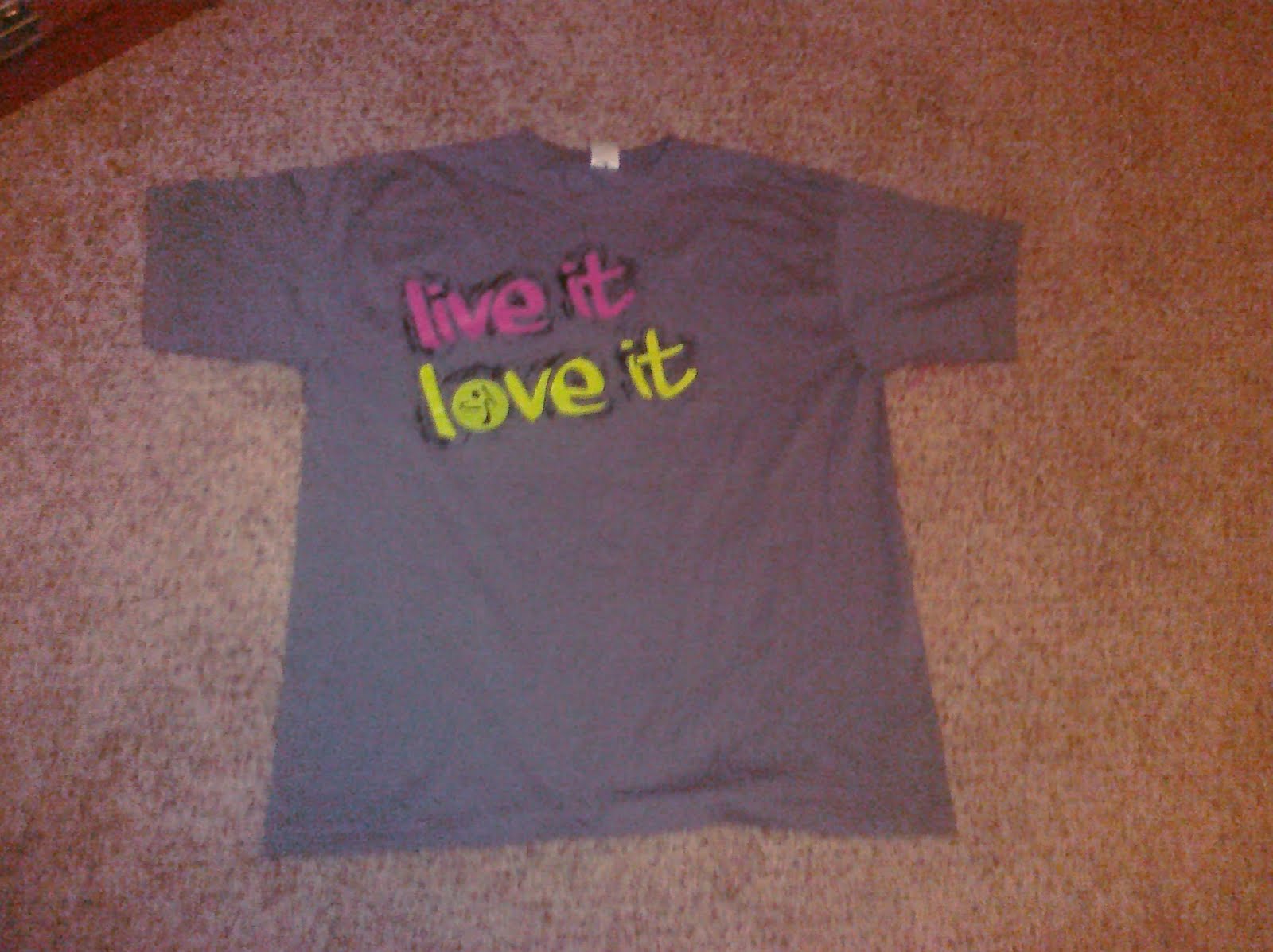 Cutting a Zumba Shirt