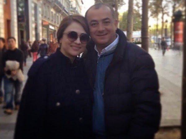 جوليا بطرس و زوجها جوليا بطرس و زوجها