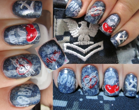 I entered the Bundle Monster nail art contest to win their new set of nail