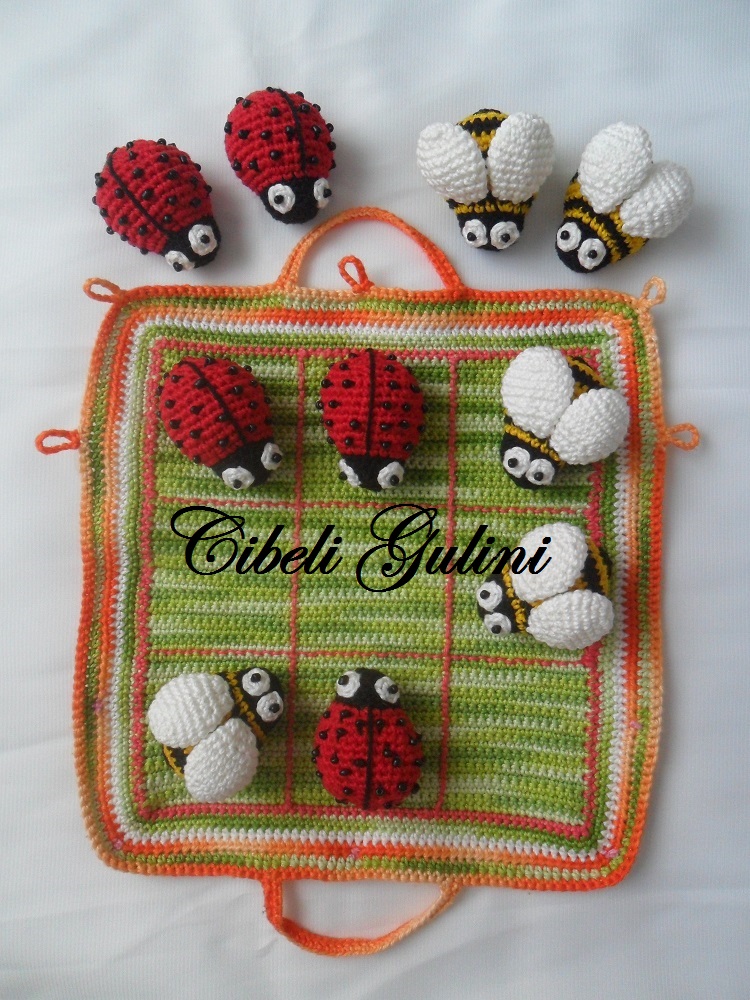 Jogo da Velha amigurumi - Soluções Omega