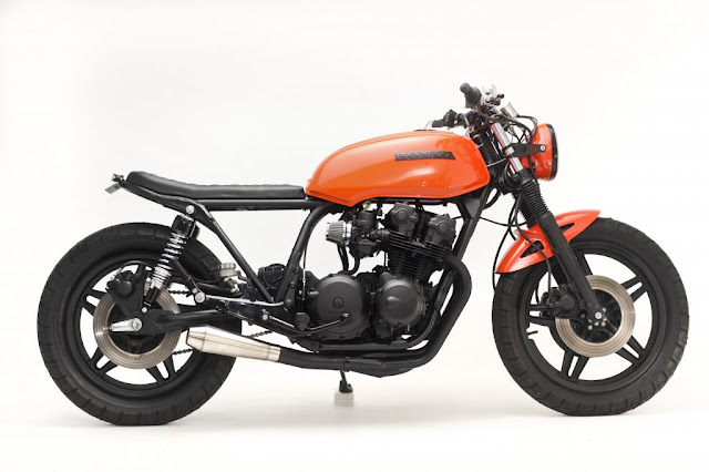 Racing Caf U00e8 Honda Cb 750 1980 U0026quot Midnight U0026quot By Steel Bent