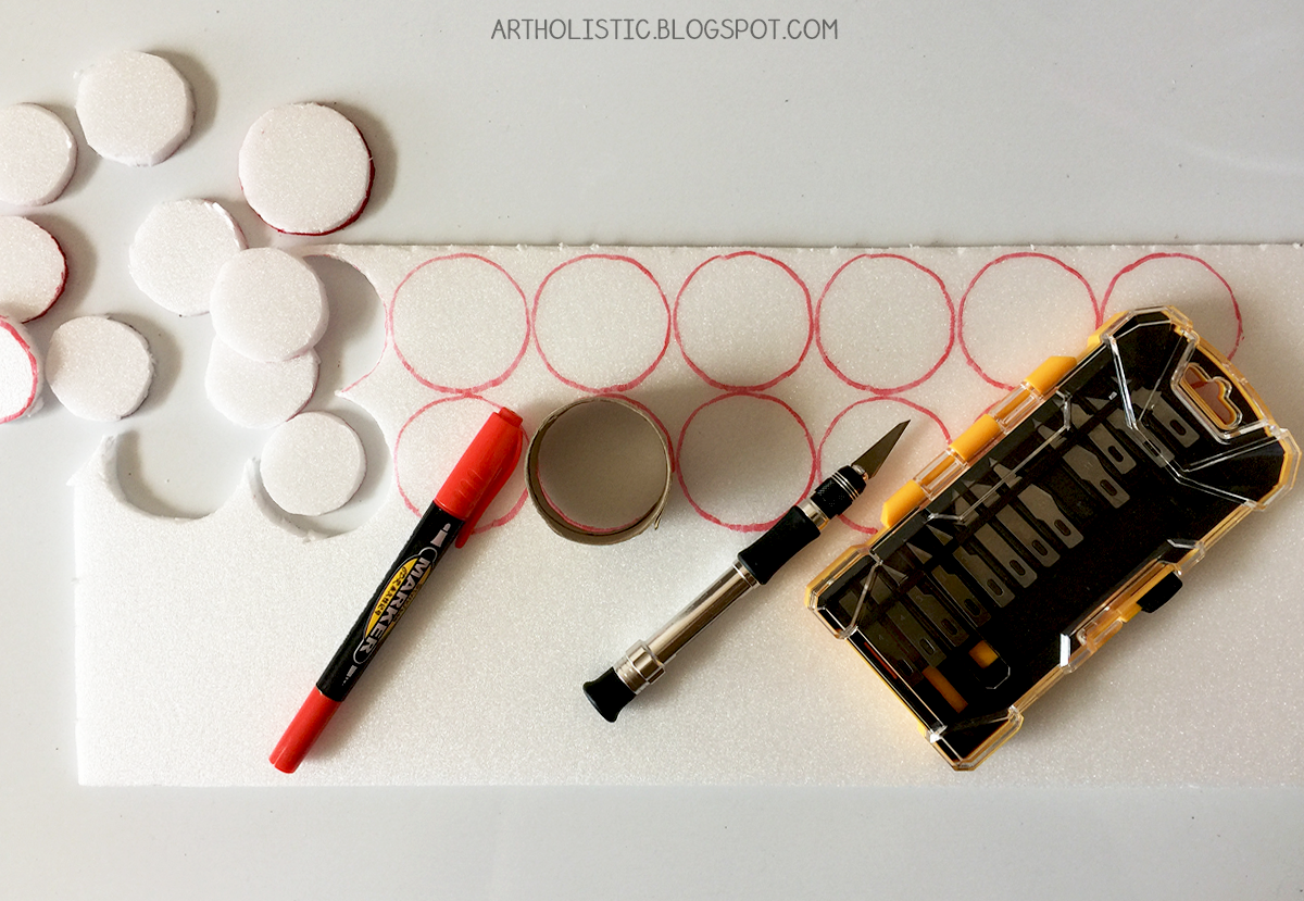 Art Holistic Make a Wall Clock using Toilet Paper Rolls