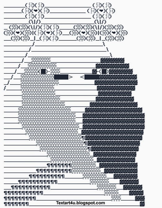 One Line Ascii Art Thumbs Up : Ascii text art imgkid the image kid has it