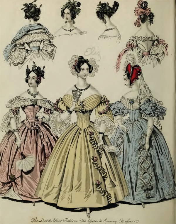 Romantic Era Evening Dress