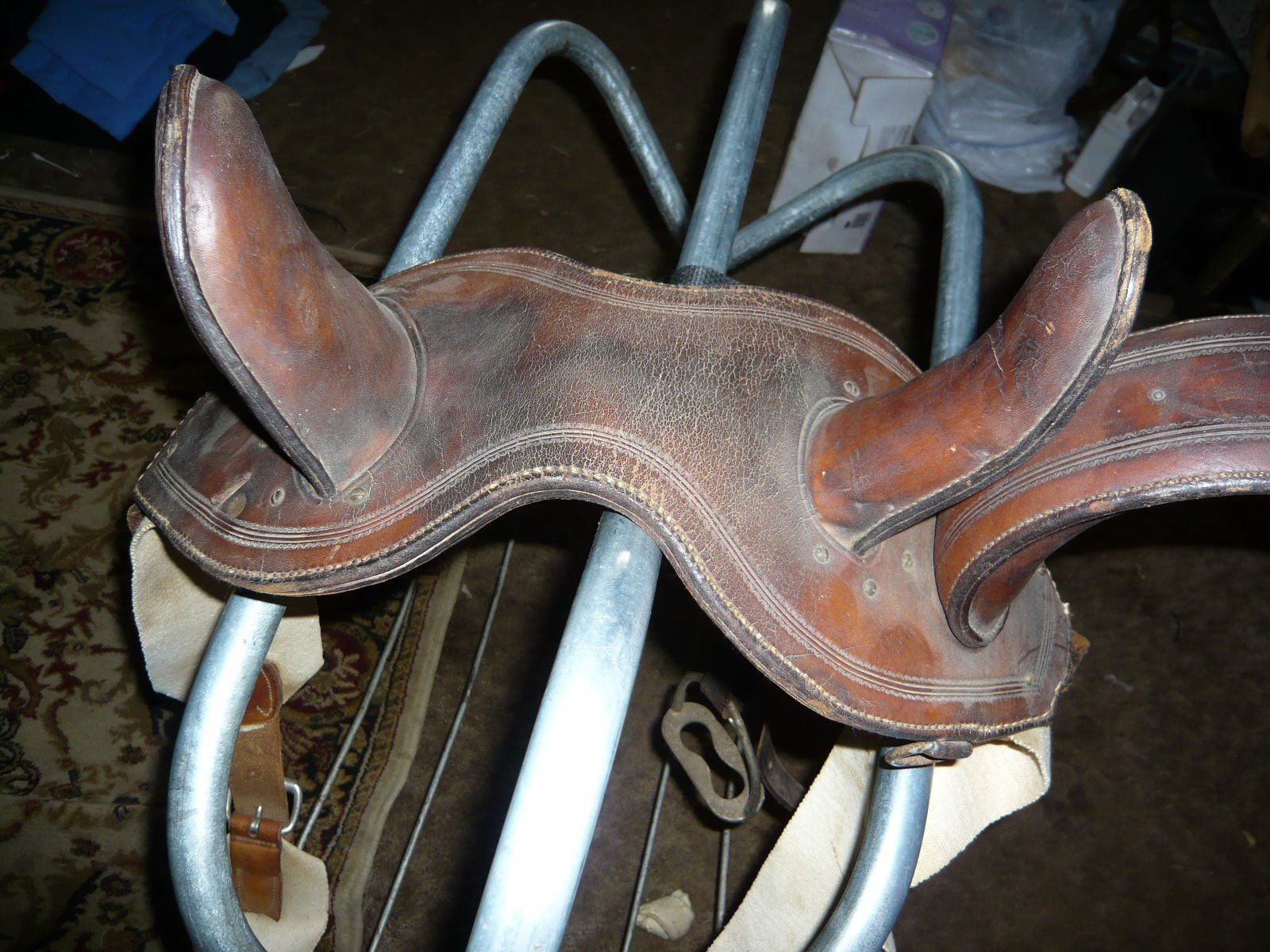 Homemade Velcro Side Saddle