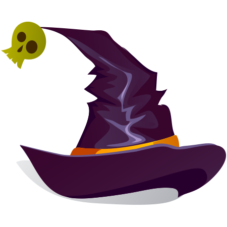 Witch hat icon for Facebook