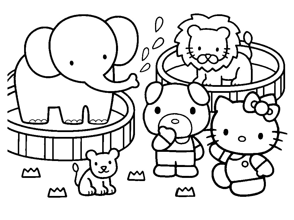 Hello Kitty Coloring Pages | Realistic Coloring Pages