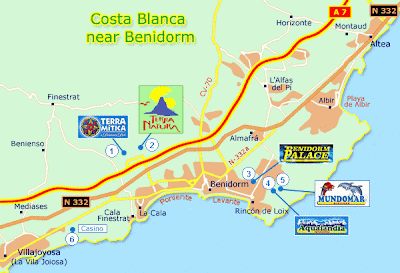 benidorm mapa