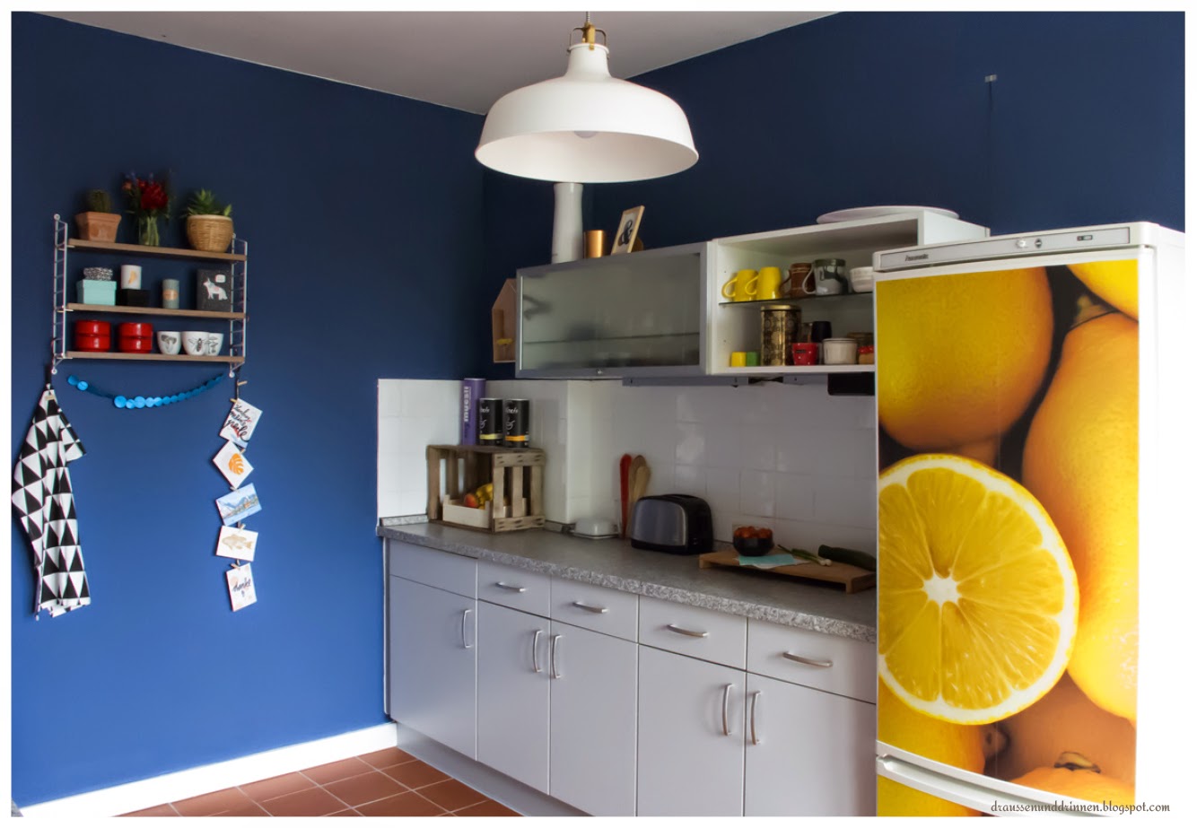 Wohnzimmerz: grau blaue wandfarbe with an die pinsel! in diesen ...
