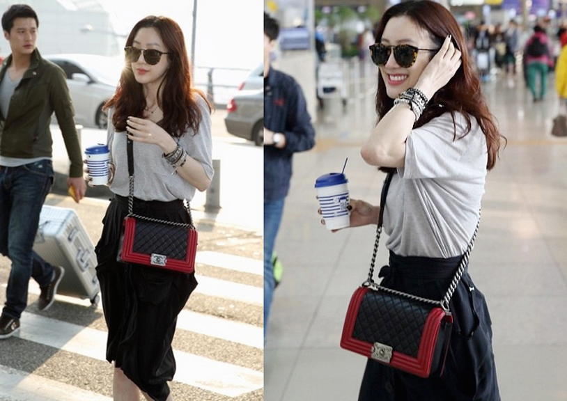 Ryeo Won airport fashion style Ryeo Won airport fashion style