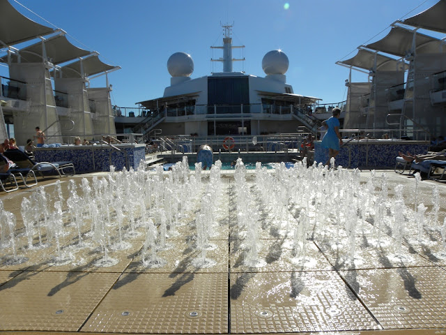 Celebrity Eclipse Celebrity Eclipse Fountains at swimming pools
