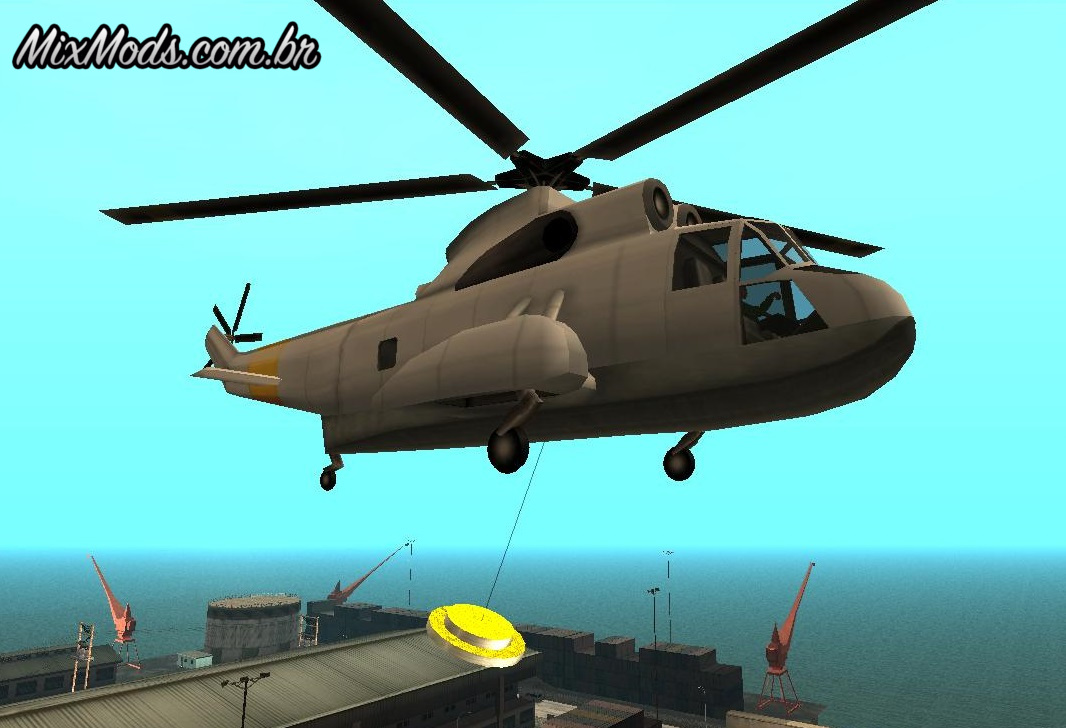 GTA San Andreas - Como pegar (e salvar) o Helicóptero CARGOBOB no