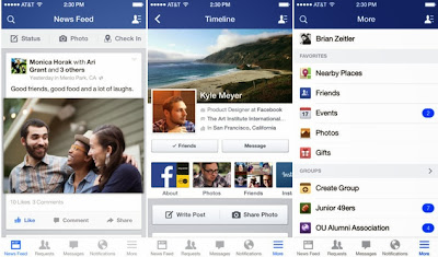 Get Facebook for iOS 7-style redesign