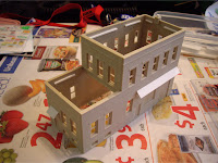 Roof supports inside a DPM model