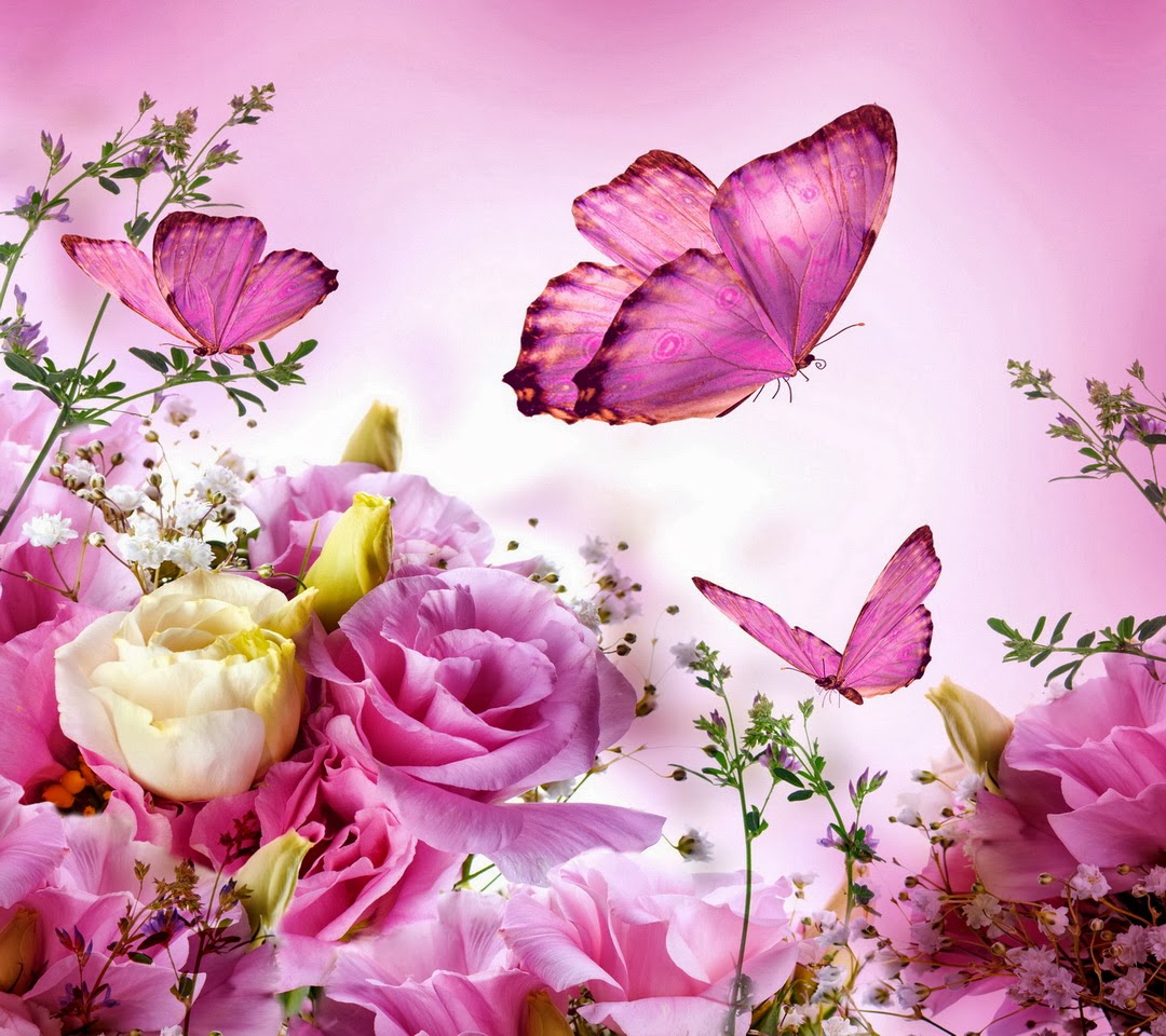 Download Floral Butterflies Wallpapers