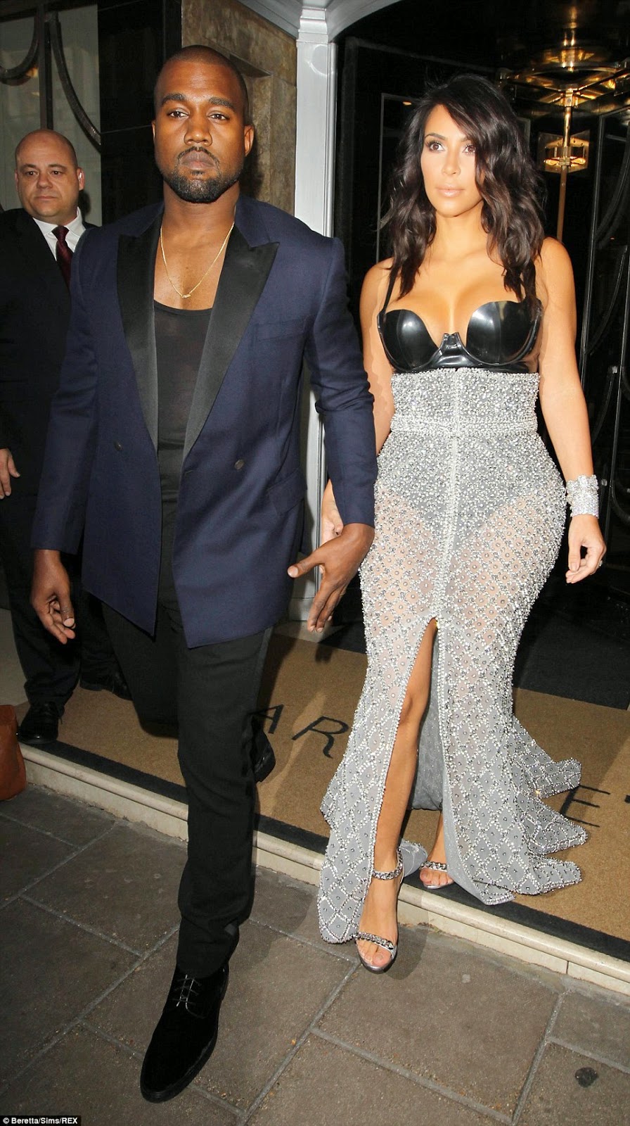 Kim K and Kanye West