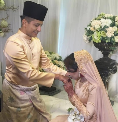 FOTO Pelakon 'Cik Cinderella dan Encik Tengku' Shah Iskandar Sah Bergelar Suami Siti Sarah. 