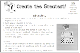 The Classroom Game Nook: Throw Back Thursday {10 Ways to Use A Deck of