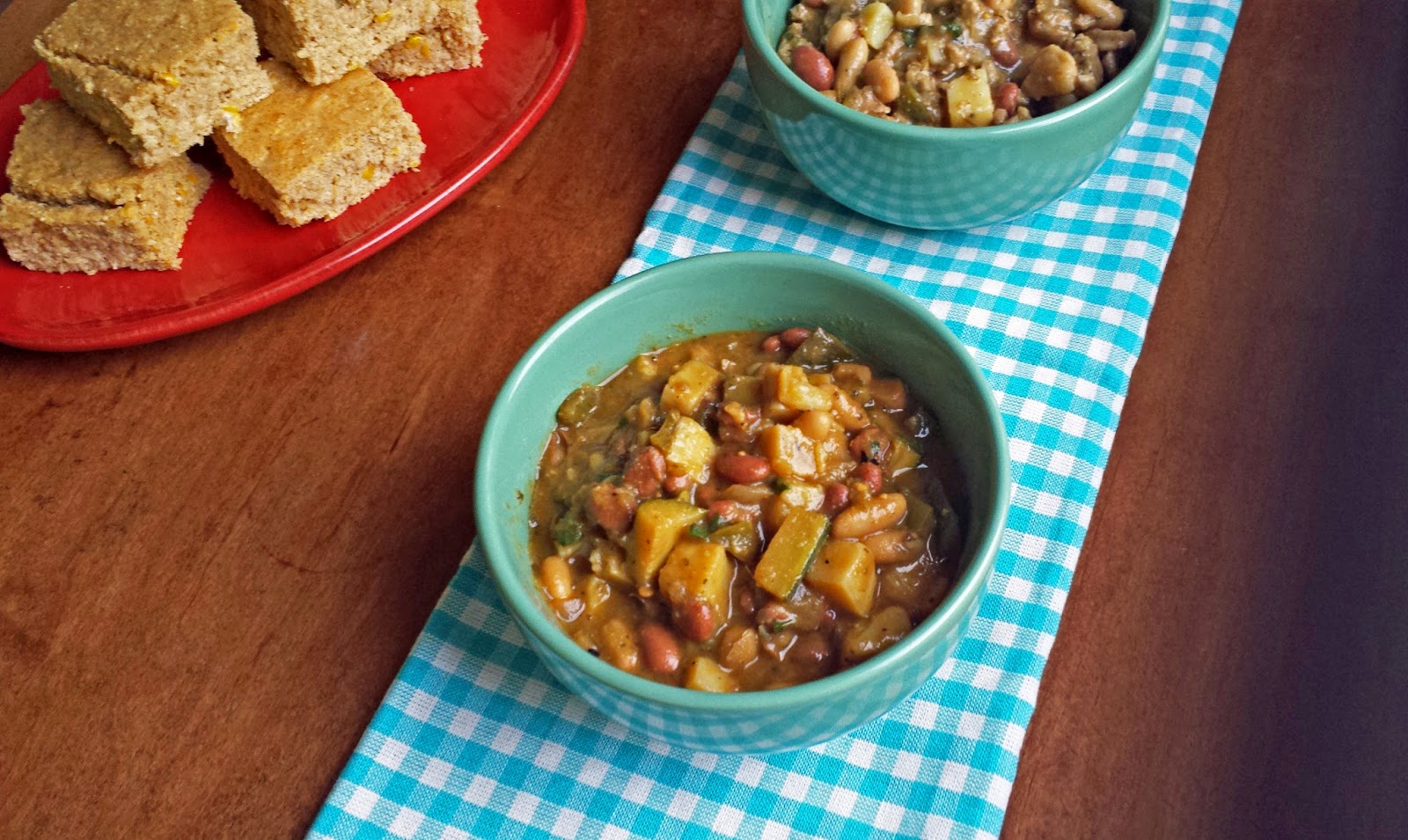 Loaves n Dishes QUICK TURKEY GREEN CHILI plus QUICK VEGETARIAN SWEET