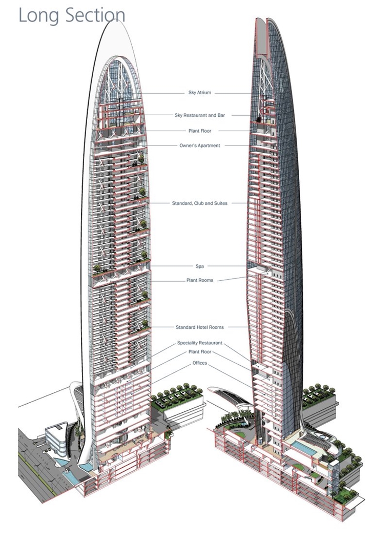 Architectural Drawings Of Skyscrapers namaste tower, new unique skyscraper in mumbai | architectural Architectural Drawings Of Skyscrapers namaste tower, new unique skyscraper in mumbai | architectural