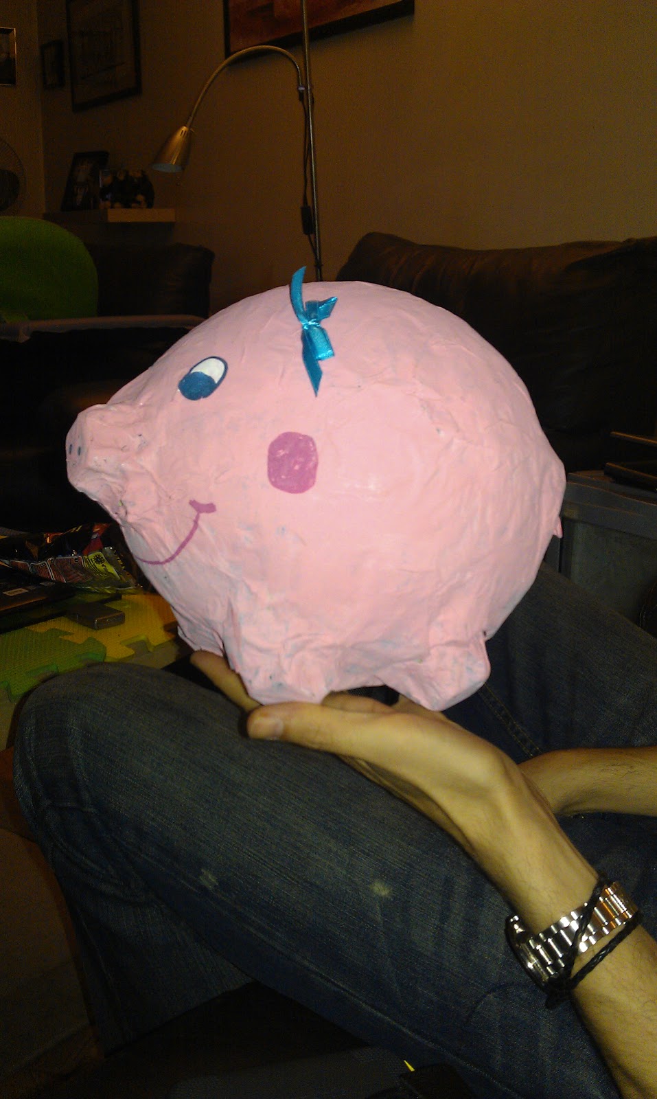 Paper Mache Pig Emmy's Mummy