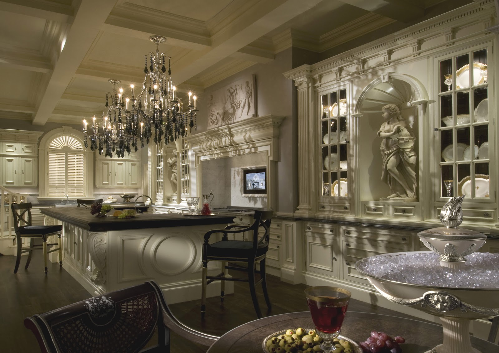 Ivory kitchen cabinets Clive Christian Kitchen