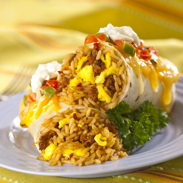 GOOD FOODIE Dirty Rice Burritos