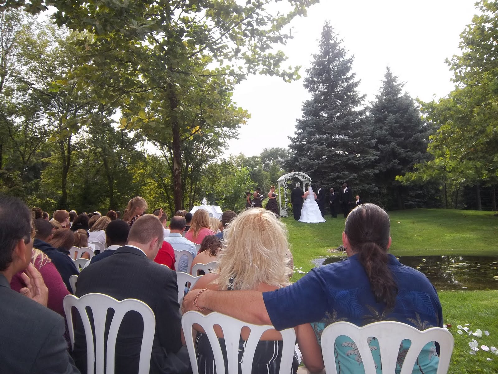 Battle Creek Wedding Music Harpist for an Outdoor Ceremony The
