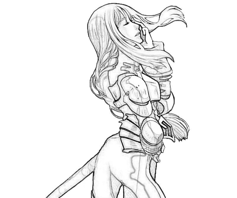 Agrias Oaks Look Coloring Pages agrias-oaks-look-coloring-pages