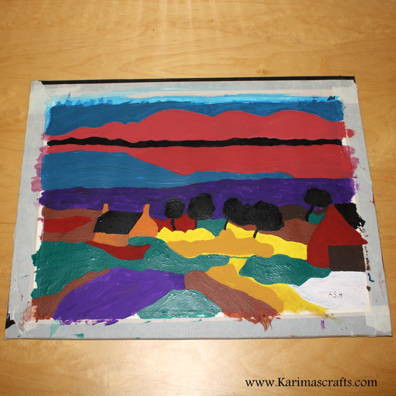 Karima's Crafts Acrylic Painting block colours