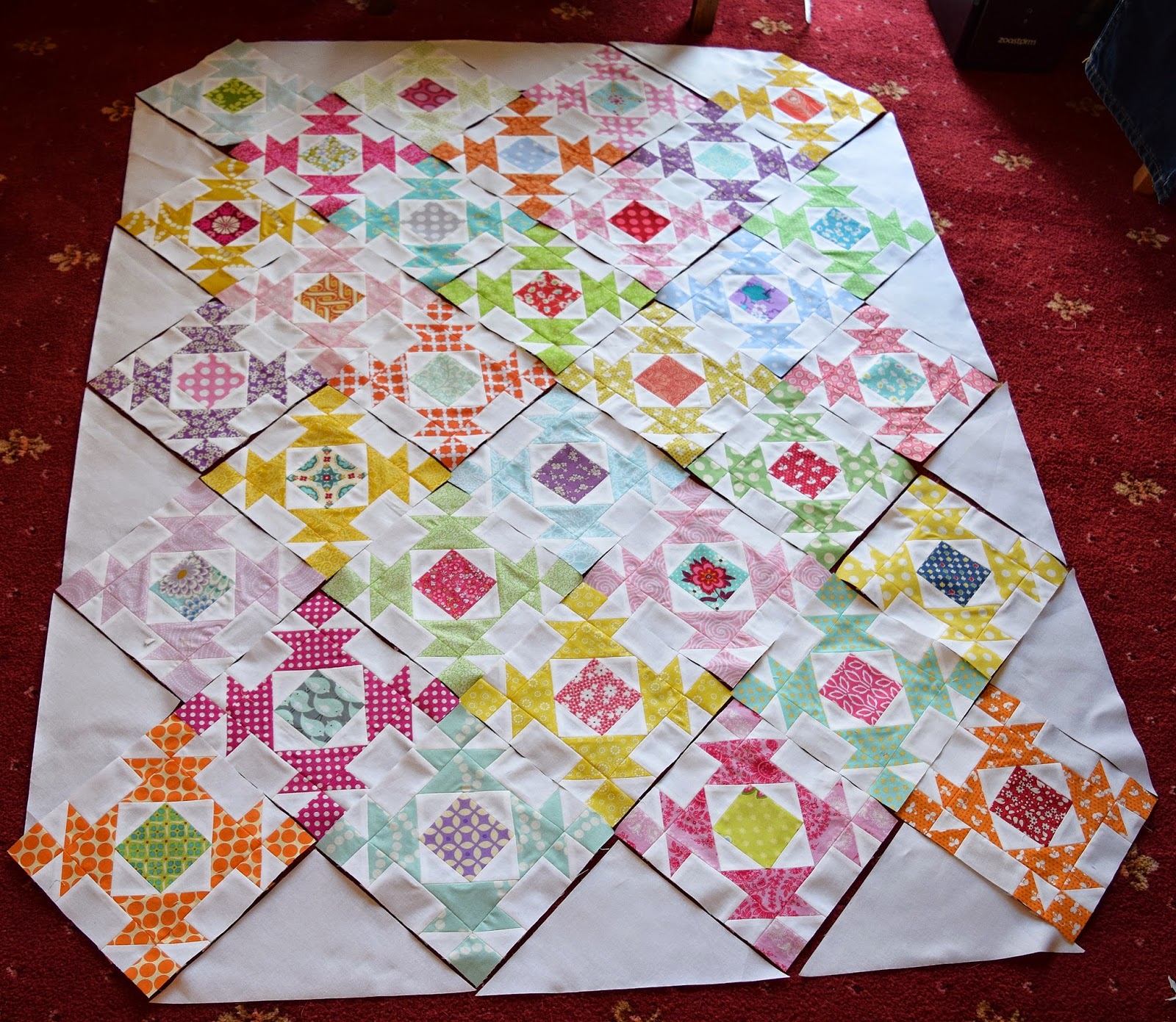 Brigantia Designs Chinese blocks quilt, tick.