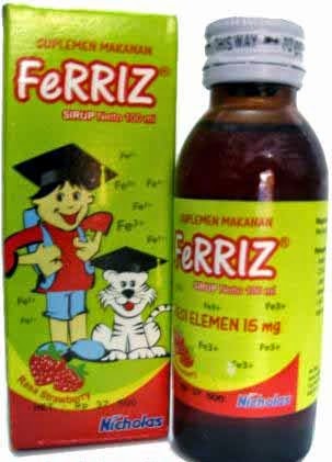 DOSIS OBAT FERRIZ (Elemen Fe / Elemen Zat Besi) DOSIS OBAT FERRIZ (Elemen Fe / Elemen Zat Besi)