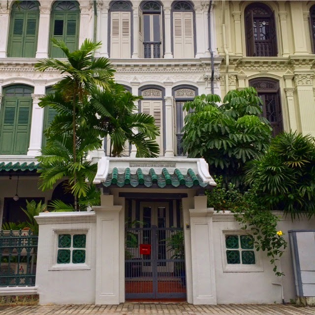 Emerald Hill Road Restored terrace houses on Emerald Hill Road behind Orchard Road