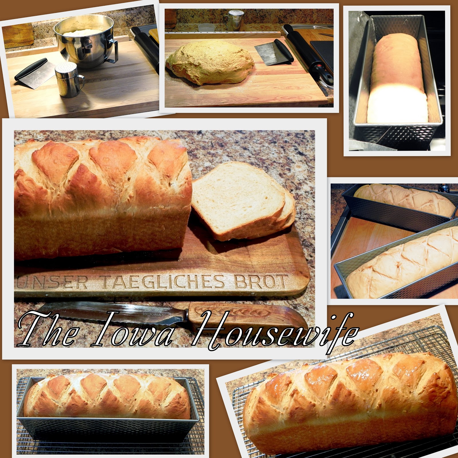 The Iowa Housewife Mighty Easy Molasses Bread