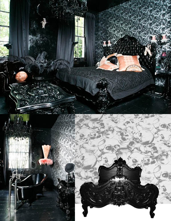 Gothic Bedroom Wallpaper