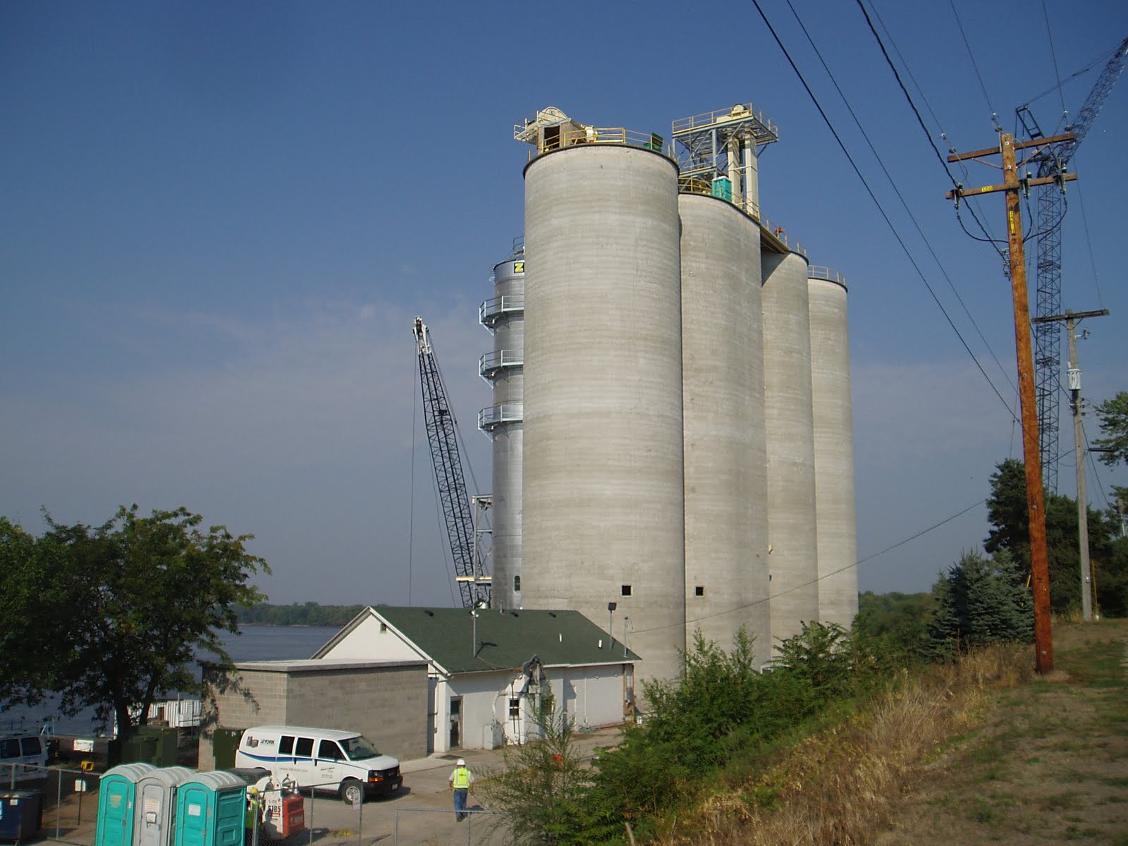 US Agriculture Study Tour Cargill Grain Terminal New Boston Il