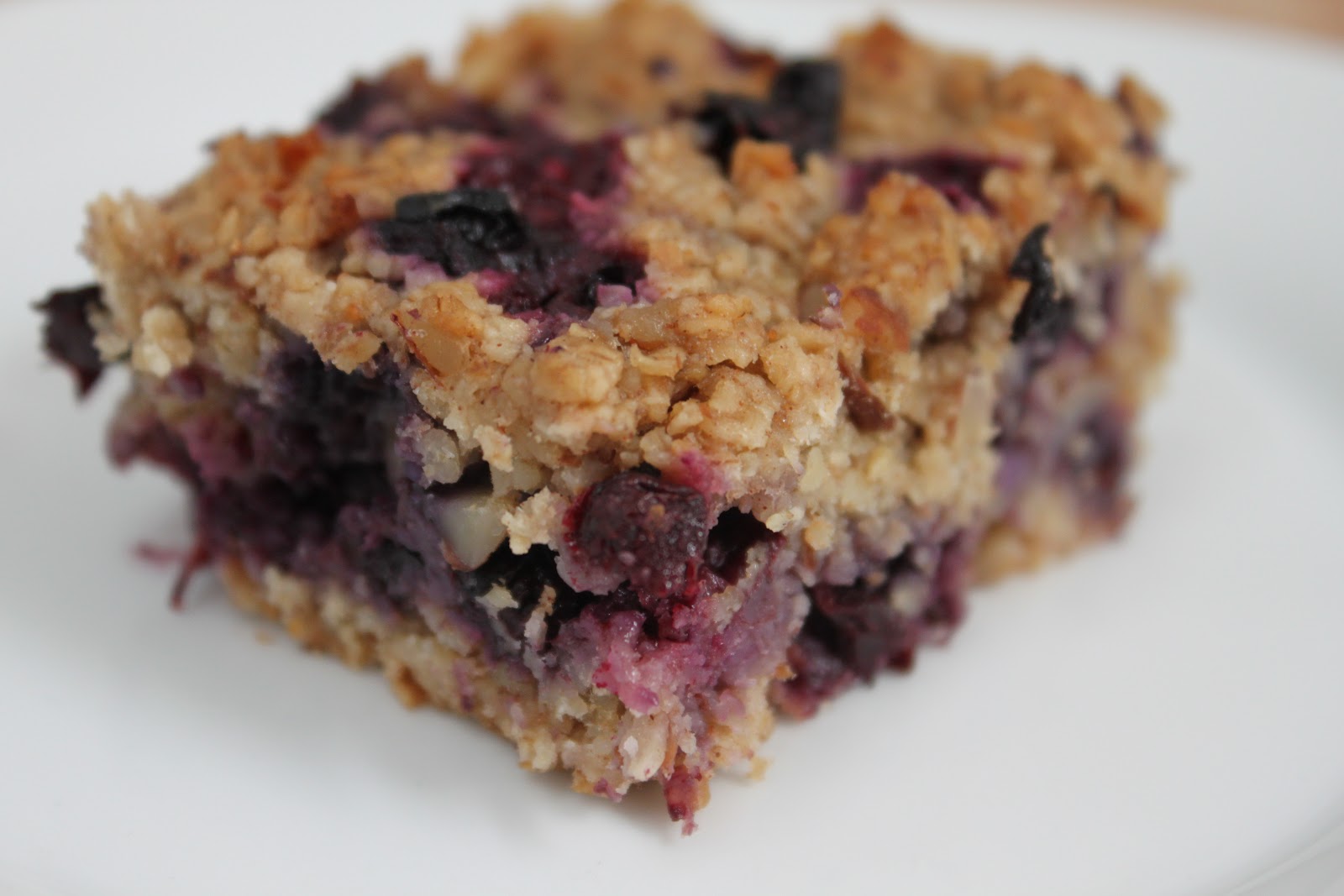 Blueberry Oat Bars