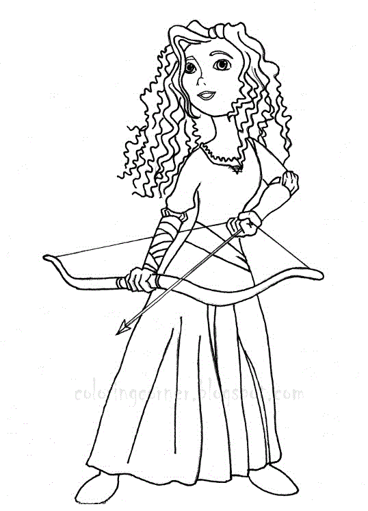 Easy Brave Coloring Pages | brave coloring pages Easy Brave Coloring Pages | brave coloring pages