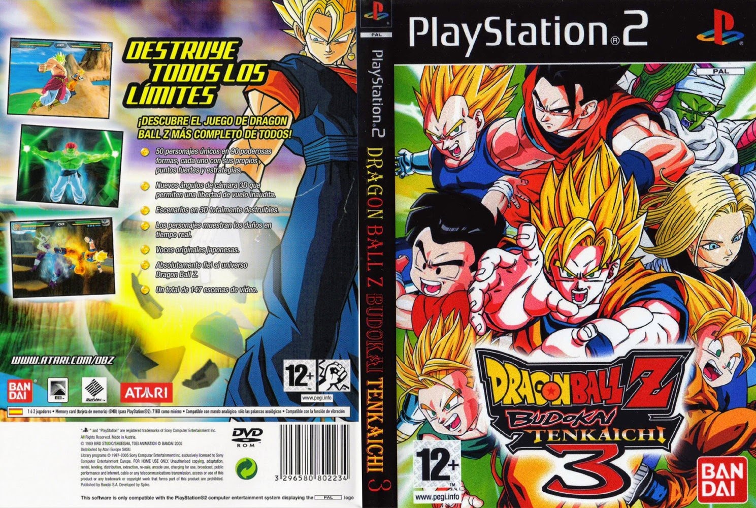 Dragon Ball Z Budokai Tenkaichi 3 PS2 usate per 40 EUR su Santo