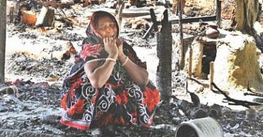 Hindus Live Under The Open Sky In Rajganj