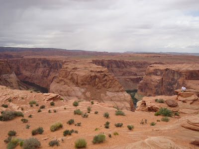Canyon top of Horseshoe Bend