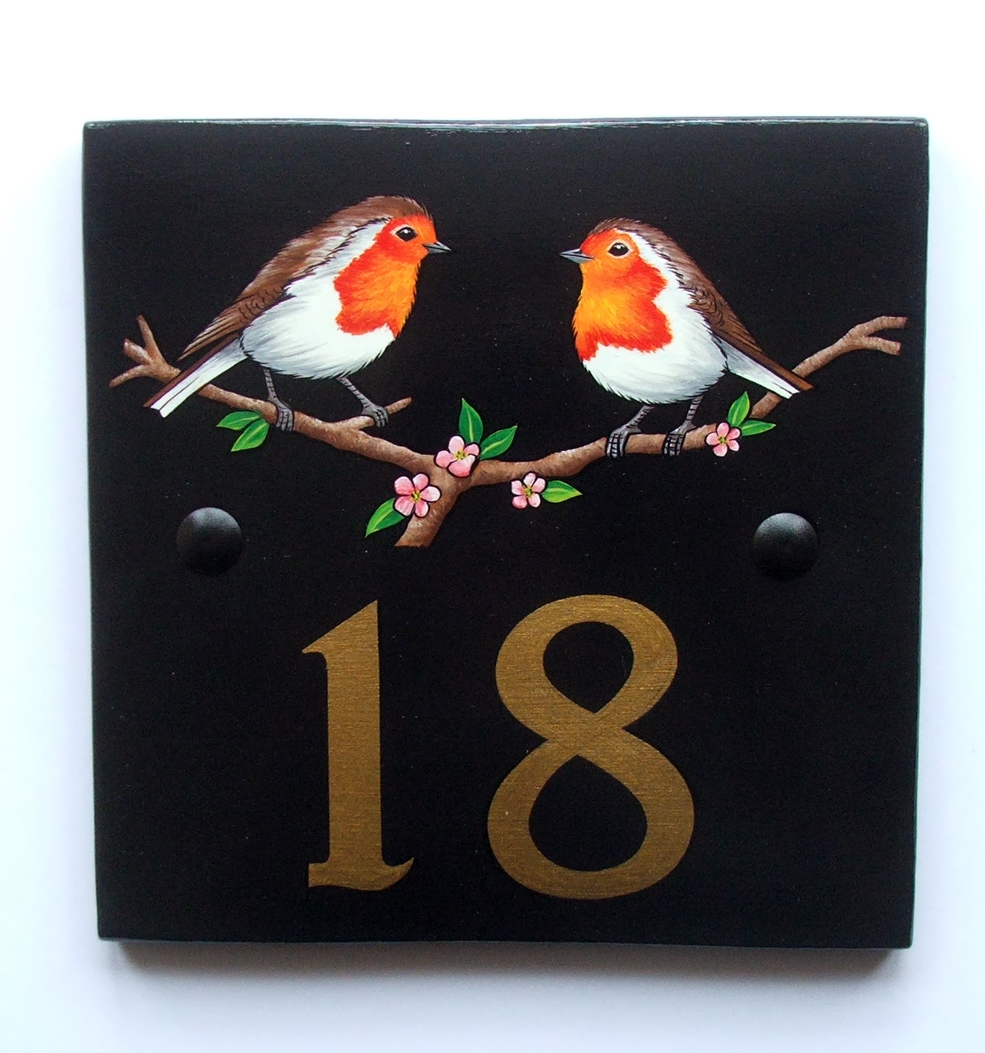 Hand Painted House Signs by Ceramic Art Hand Painted