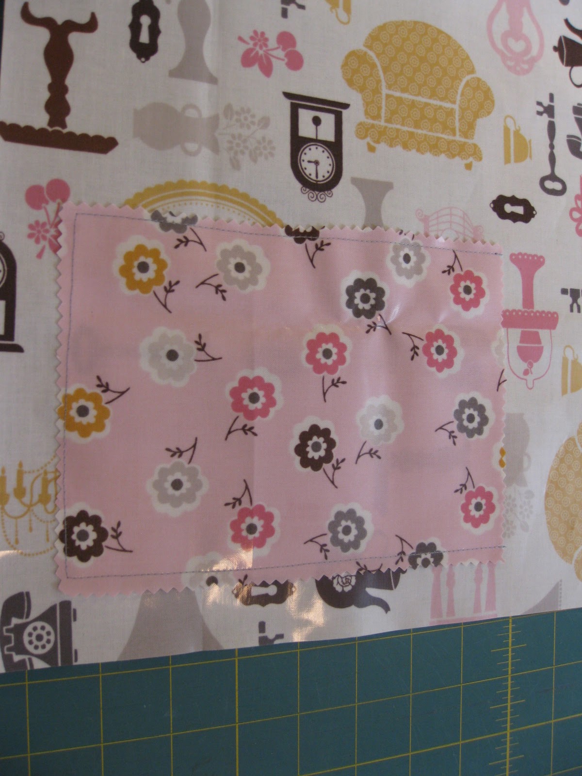 Pieced Brain Laminate Placemats