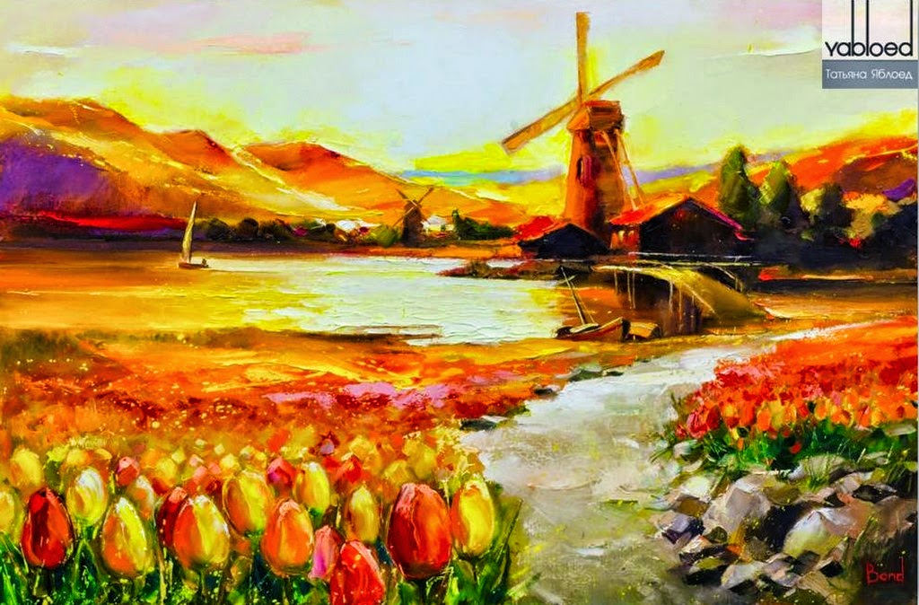 arte-contemporaneo-cuadros-paisaje pinturas-paisajes-modernos-urbanos-y-rurales