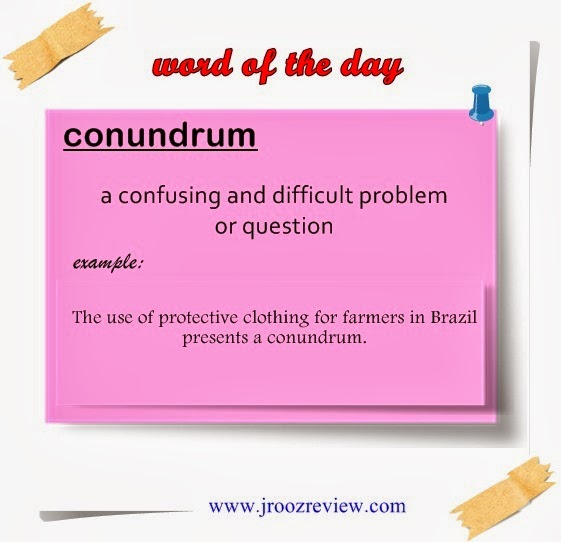 word of the day conundrum learn english with pictures word of the day business